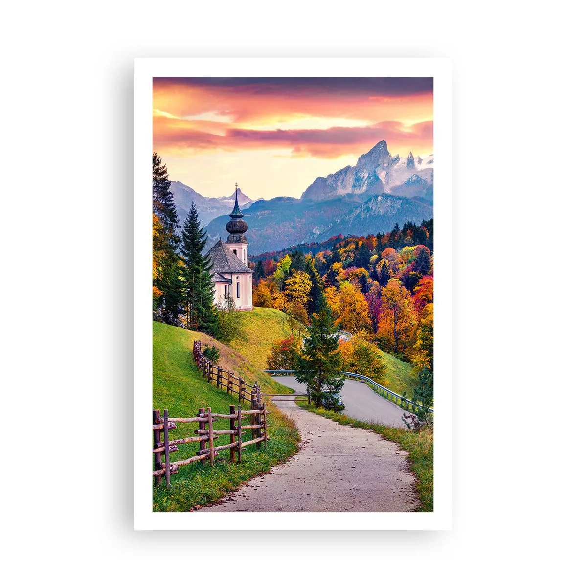Plakat - Landskab som maleri - 61x91 cm