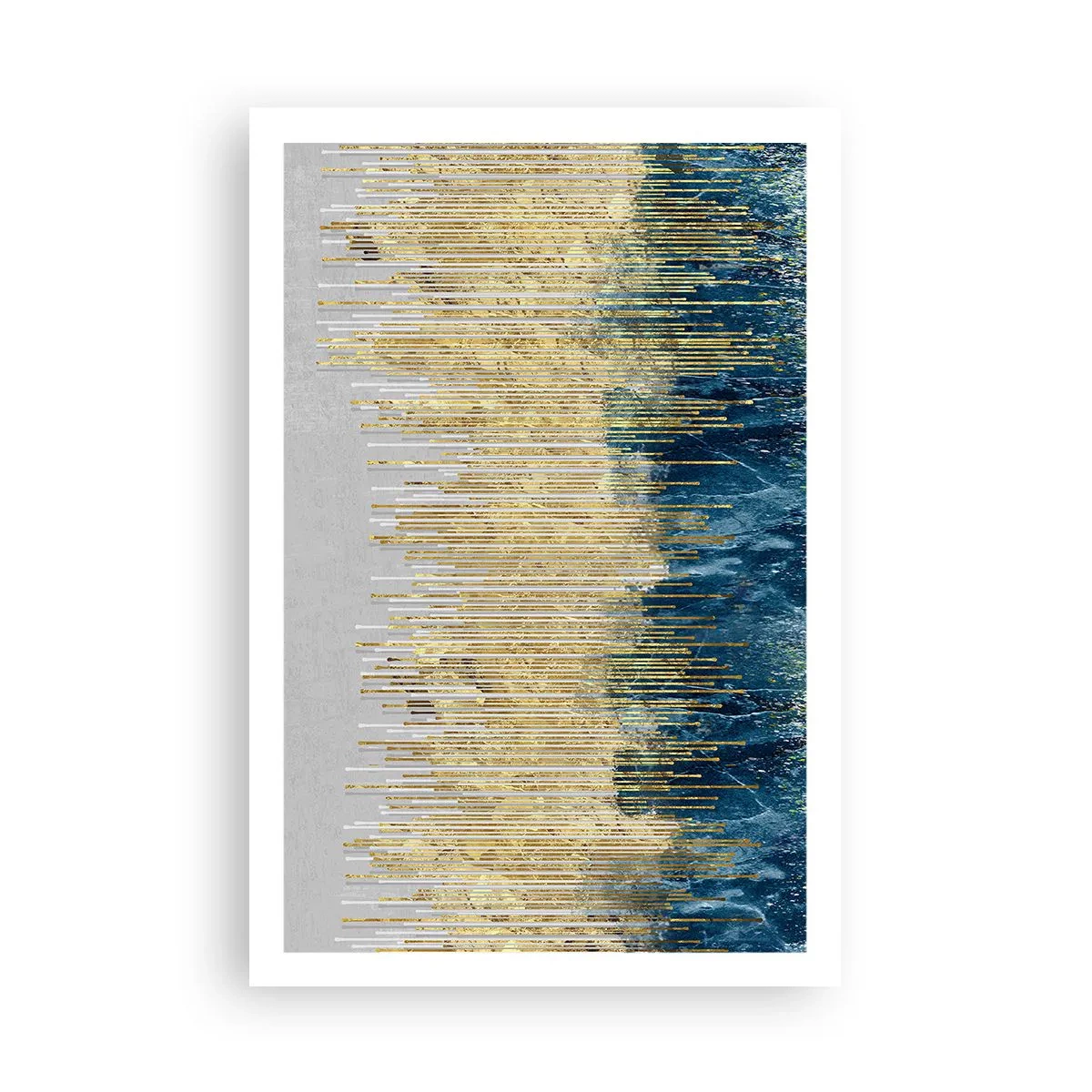 Plakat - Forgyldt grænse - 61x91 cm