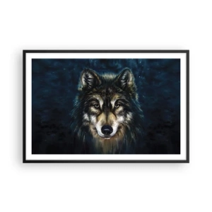 Plakat i sort ramme - Alfa? Og omega - 91x61 cm