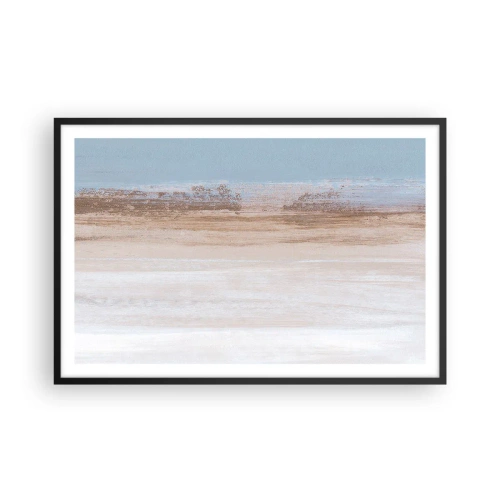Plakat i sort ramme - Tvetydigt landskab - 91x61 cm