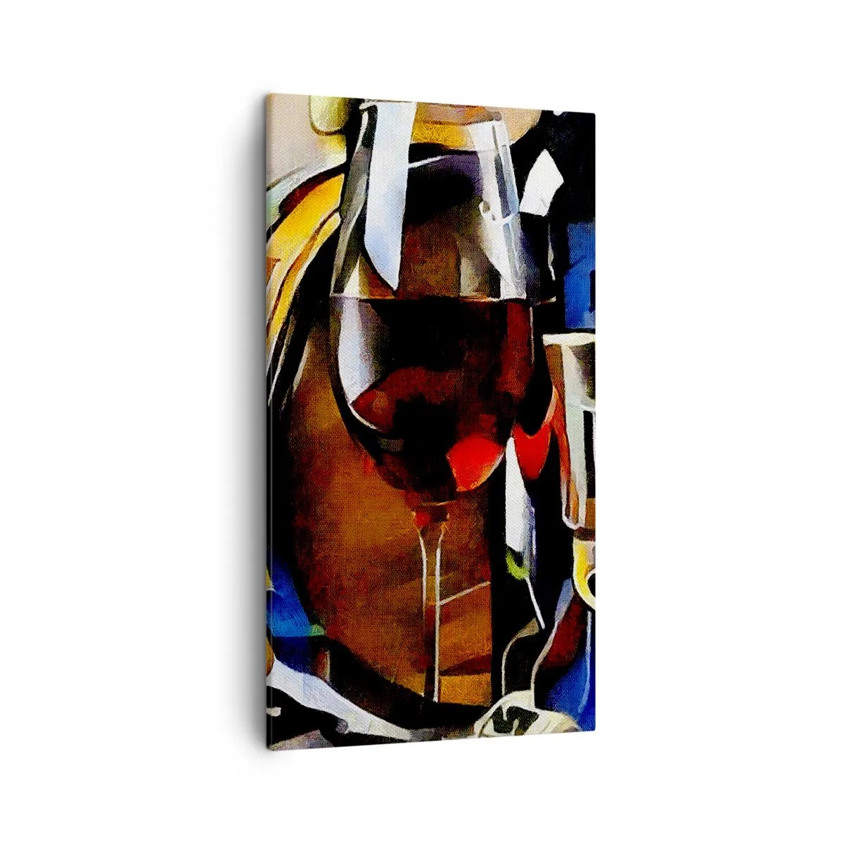 Lærredstryk - Billede på lærred - Og verden bliver mere farverig - 45x80 cm