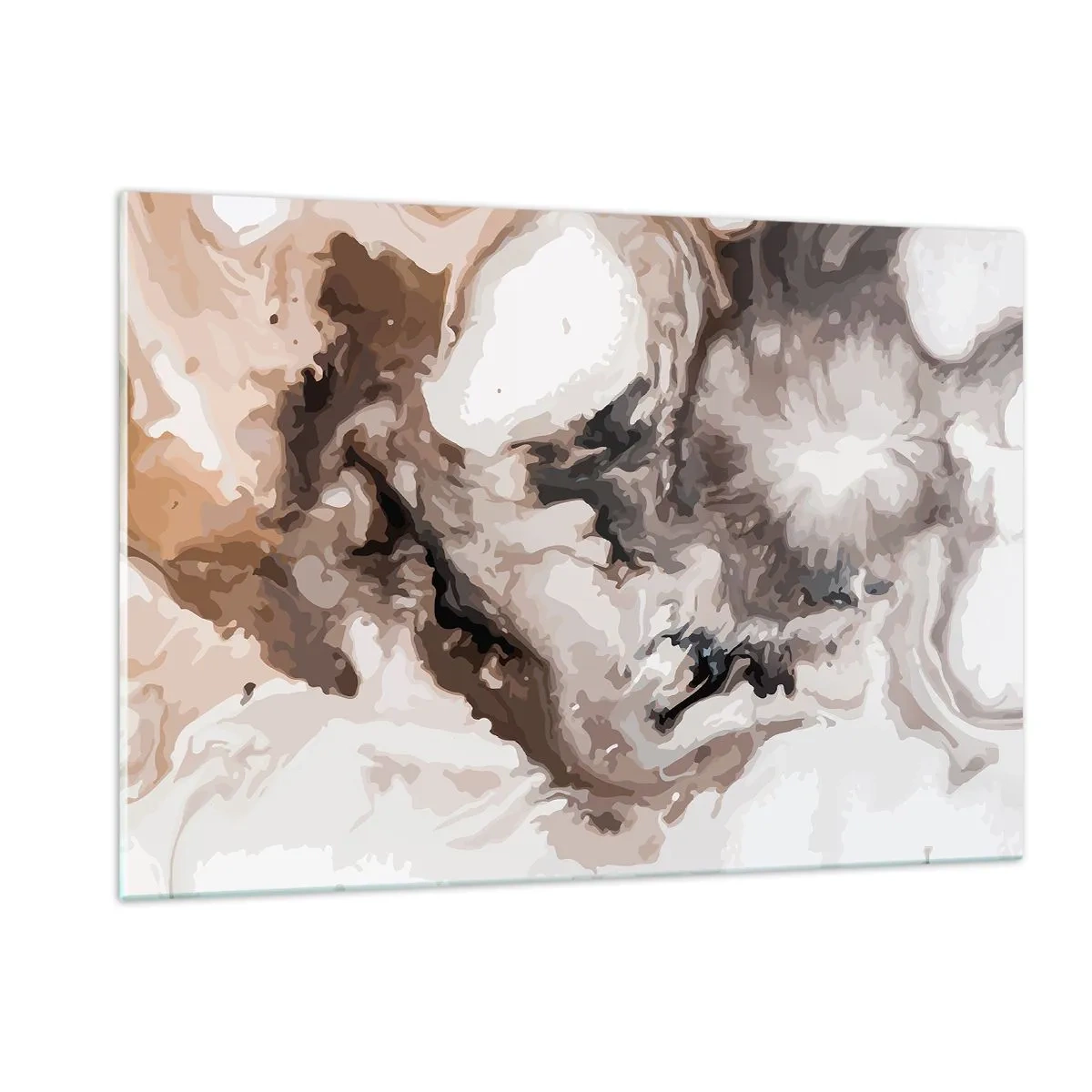 Billede på glas - En galakses fødsel - 120x80 cm