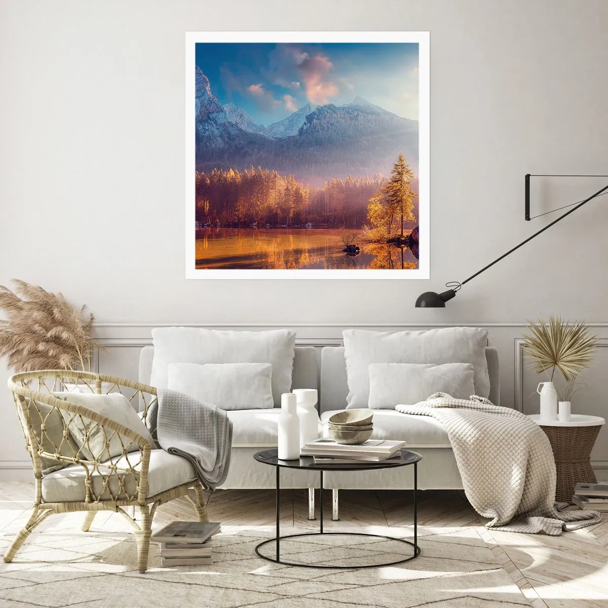 Plakat - I bjerge og dale - 60x60 cm