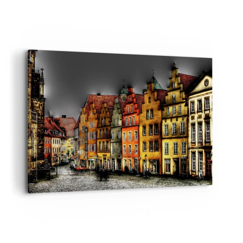 Lærredstryk - Billede på lærred - Det eneste, der mangler, er en fortryllet hestevogn - 120x80 cm