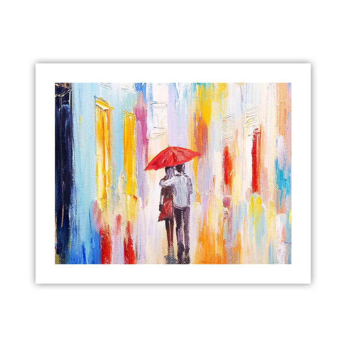 Plakat - Lad det regne  mere - 50x40 cm