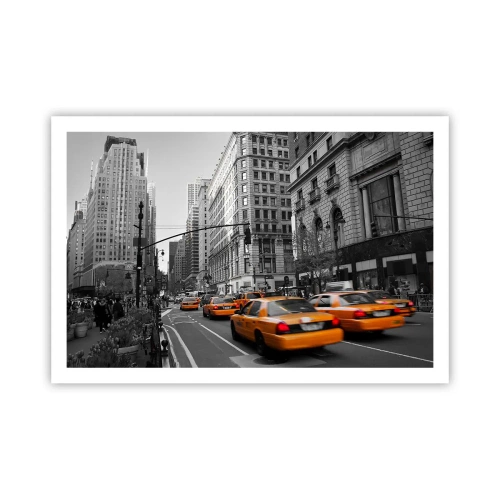 Plakat - Storbyens sol - 91x61 cm