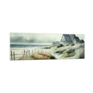 Billede på glas - Væk fra trængsel og travlhed - 160x50 cm