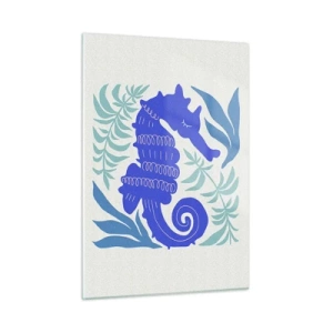 Billede på glas - På en eng under vandet - 50x70 cm