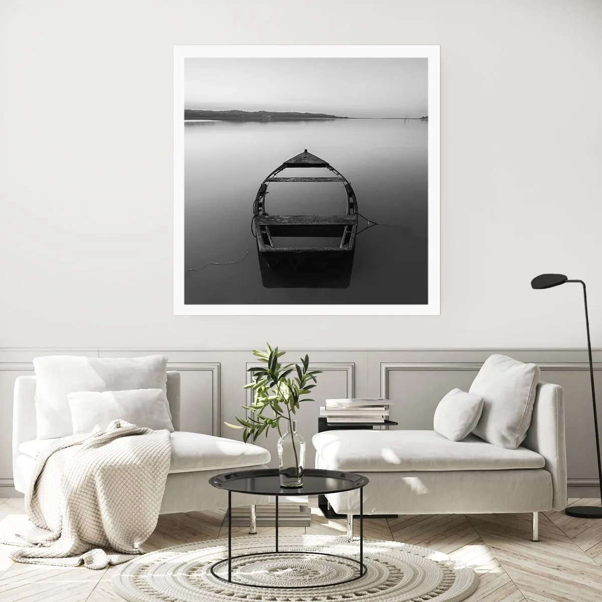 Plakat - Længsel og melankoli - 40x40 cm