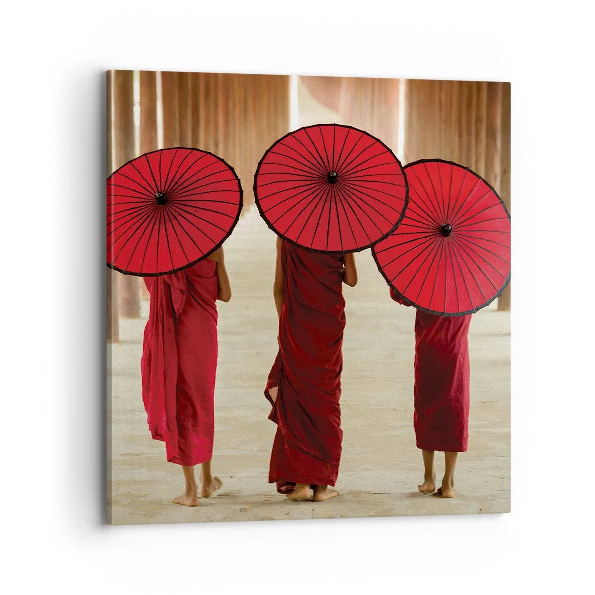 Lærredstryk - Billede på lærred - På vej til det rene land - 70x70 cm