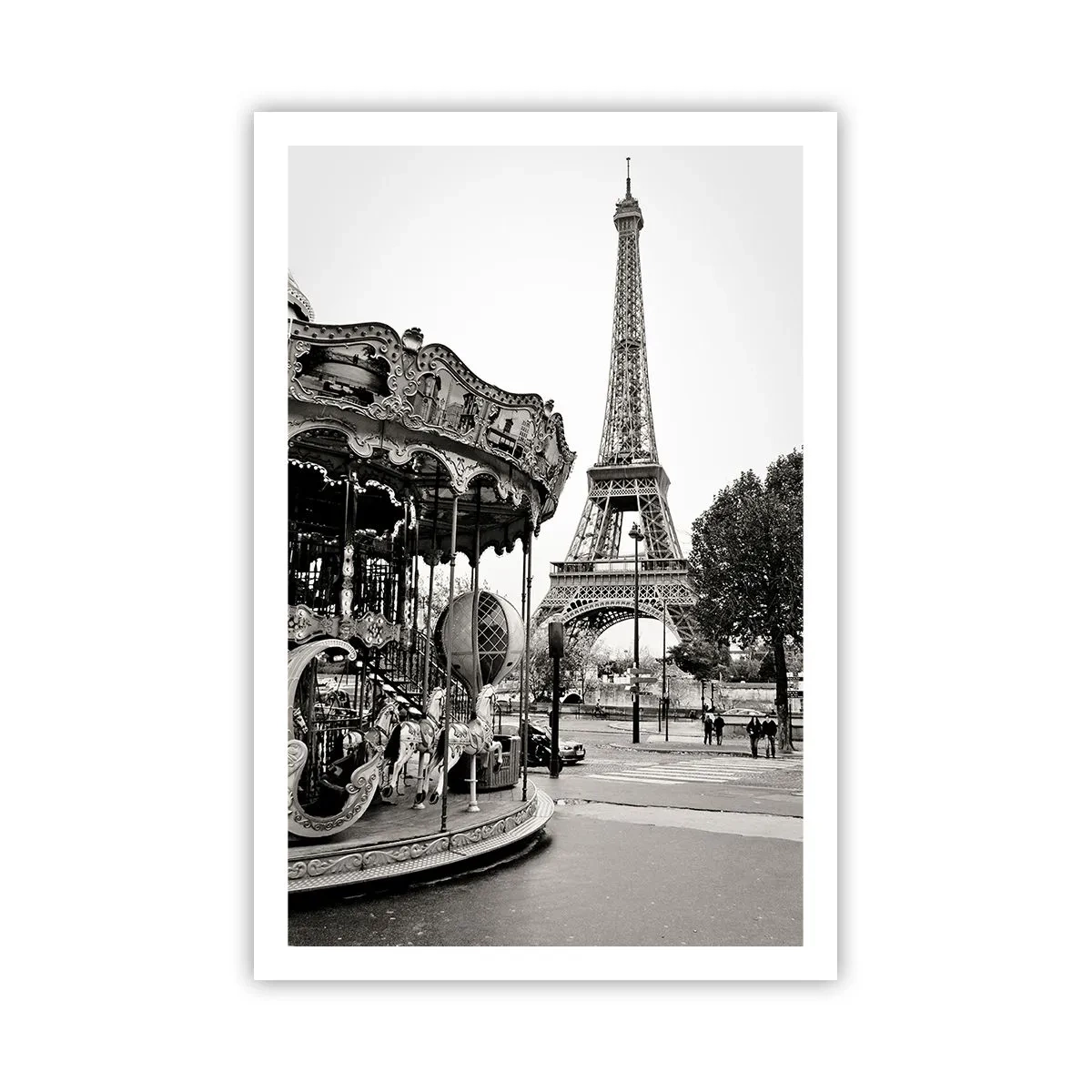 Plakat - Når der gælder sjov, er det kun i Paris - 61x91 cm