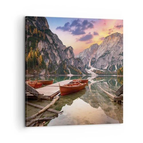 Lærredstryk - Billede på lærred - Dagens løfte - 60x60 cm