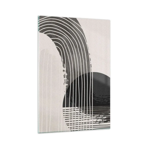 Billede på glas - Derhen og tilbage - 80x120 cm