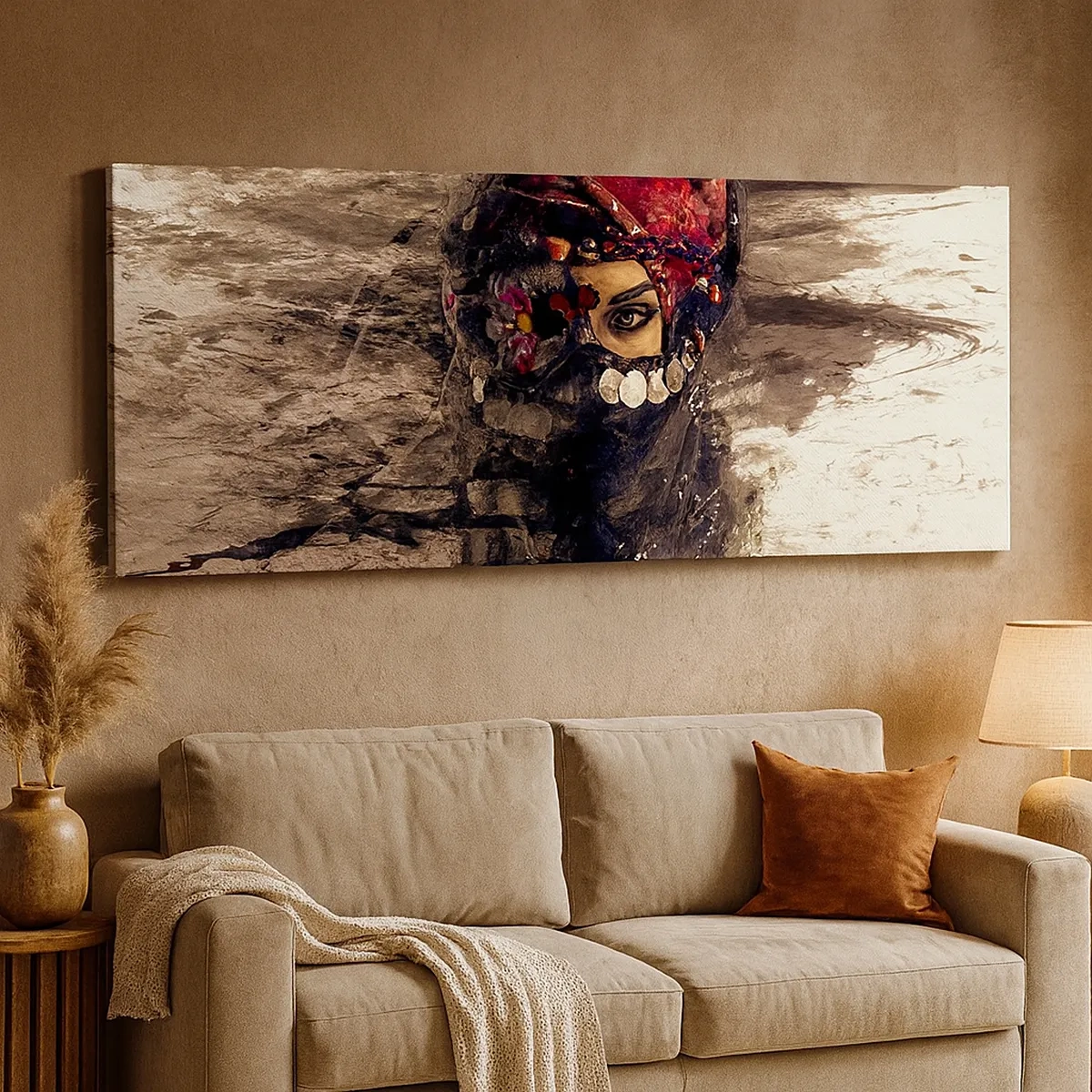 Lærredstryk - Billede på lærred - Foruroligende for at sige det mildt - 30x30 cm