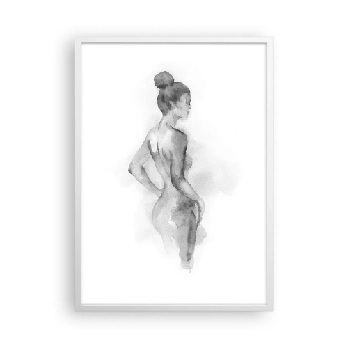 Plakat i hvid ramme - Smukt som et maleri - 50x70 cm