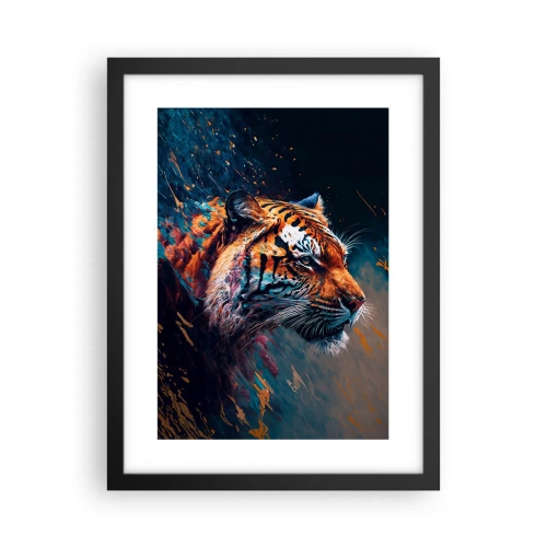 Plakat i sort ramme - Vild skønhed - 30x40 cm