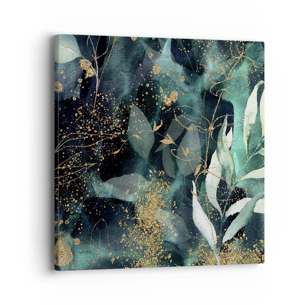 Lærredstryk - Billede på lærred - Fortryllet have - 40x40 cm