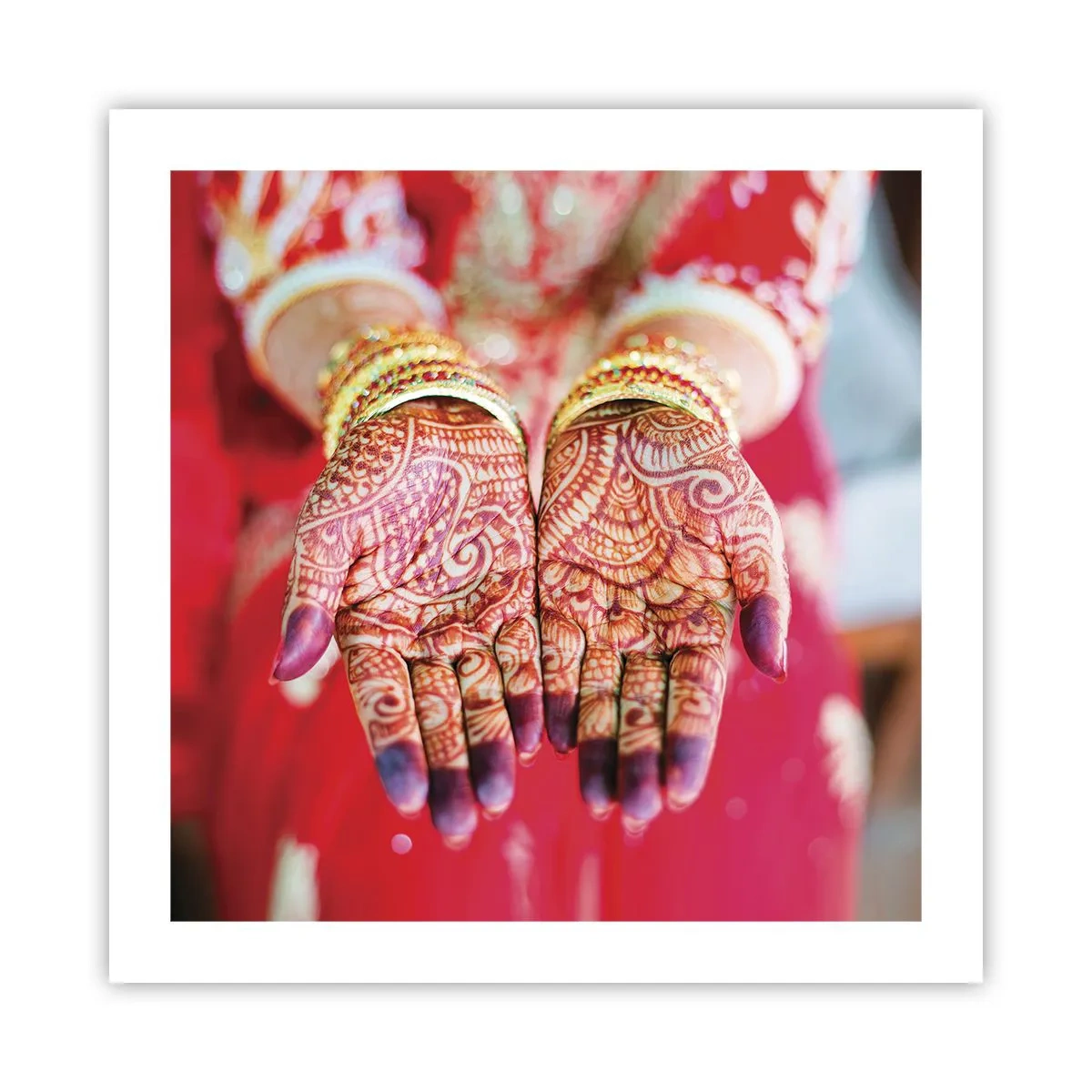 Plakat - Klar til at fange lykken - 50x50 cm