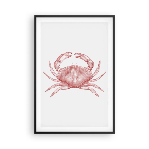 Plakat i sort ramme - Krabbe over krabber - 61x91 cm