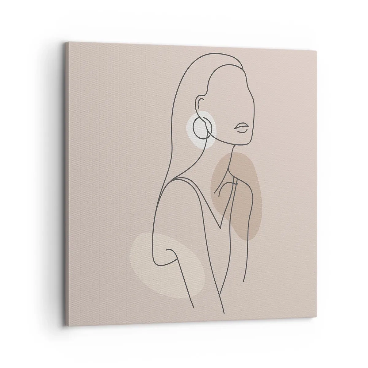 Lærredstryk - Billede på lærred - Et ikon for pigelivet - 60x60 cm