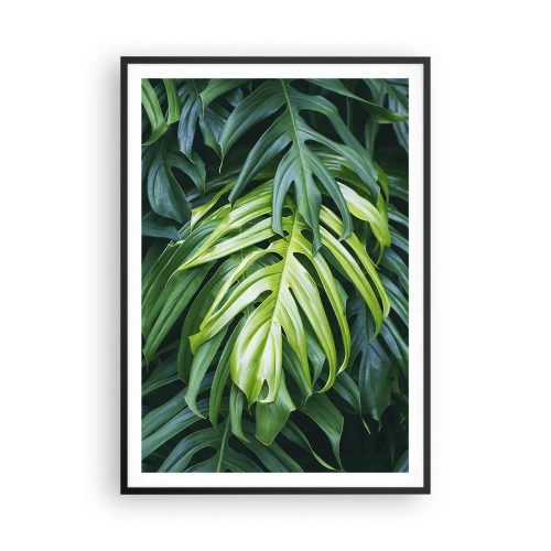 Plakat i sort ramme - Fordyb dig i friskhed - 70x100 cm