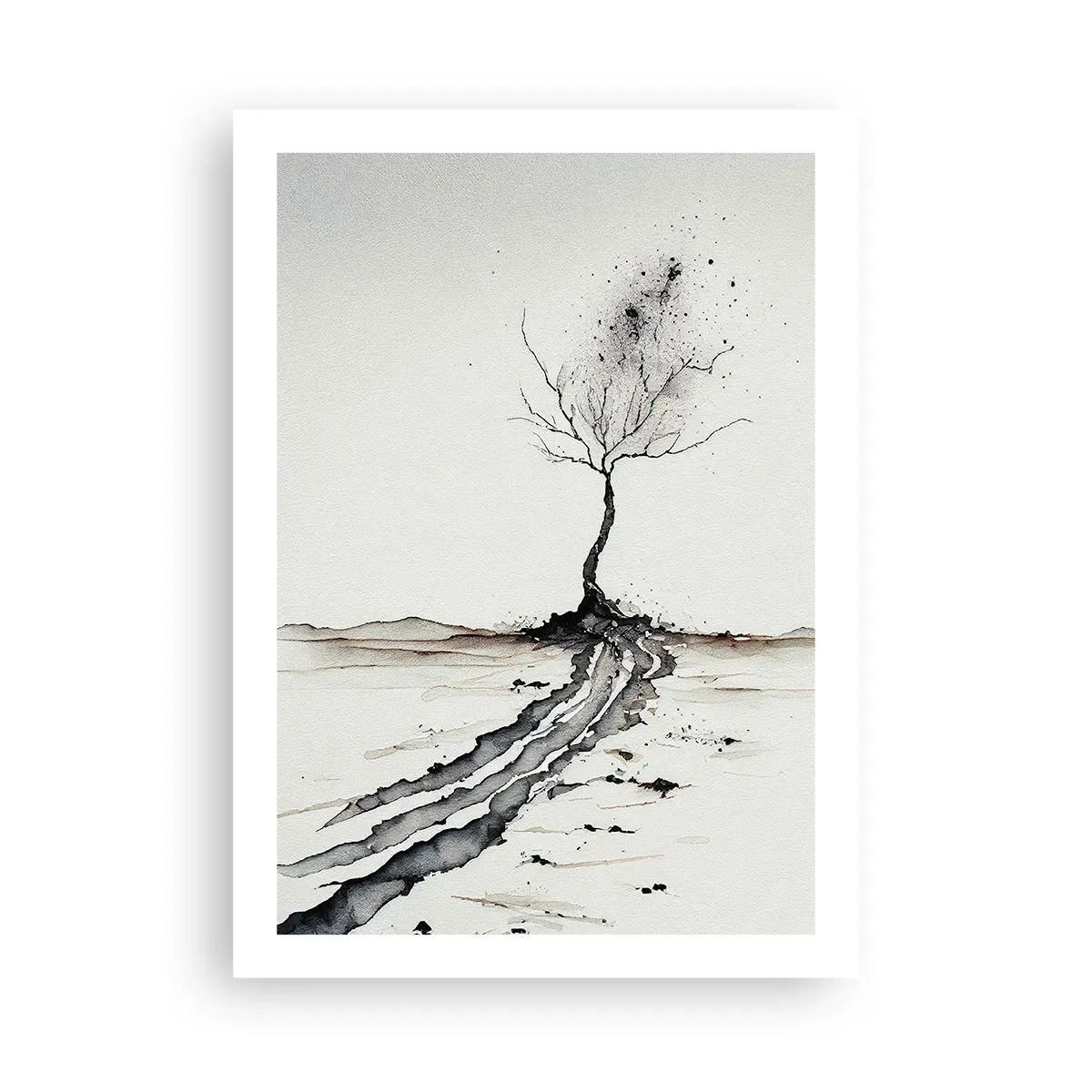 Plakat - Vinterens melankoli - 50x70 cm