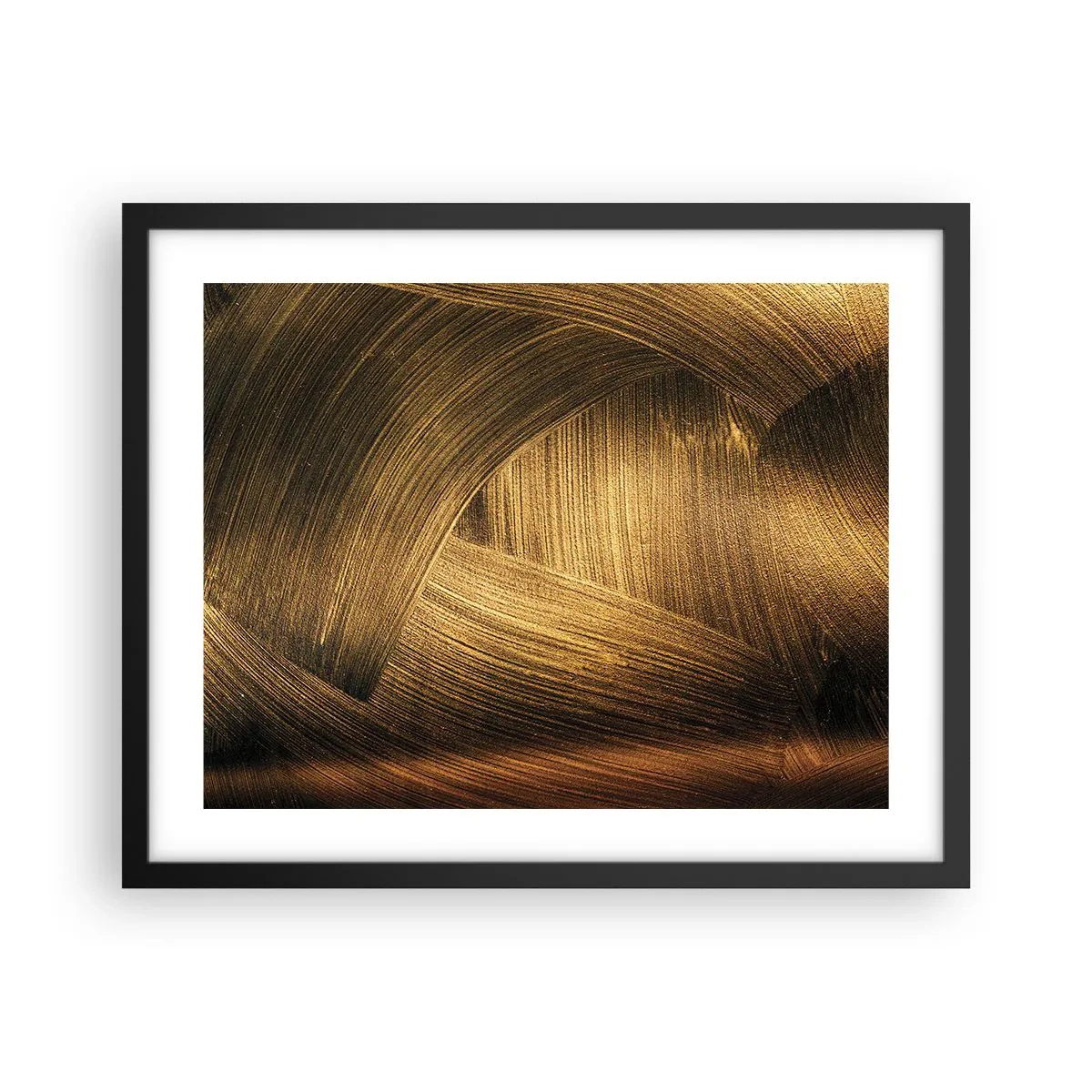 Plakat i sort ramme - I den gyldne labyrint - 50x40 cm