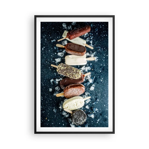 Plakat i sort ramme - En smag af varm sommer - 61x91 cm