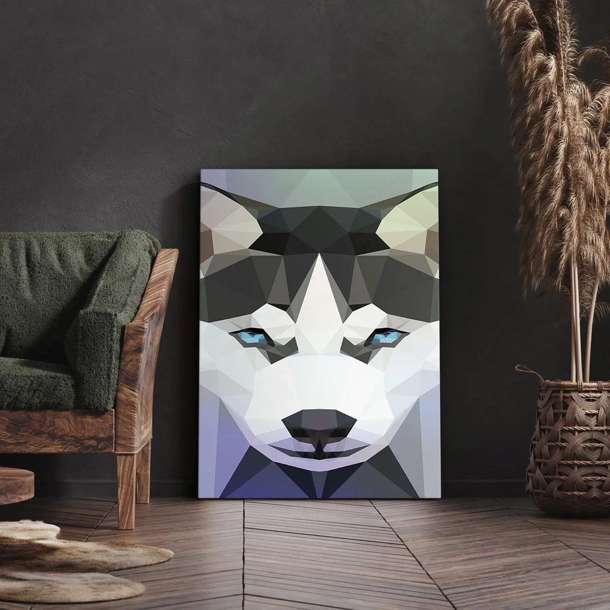 Lærredstryk - Billede på lærred - Et minde om sneen i nord - 50x70 cm
