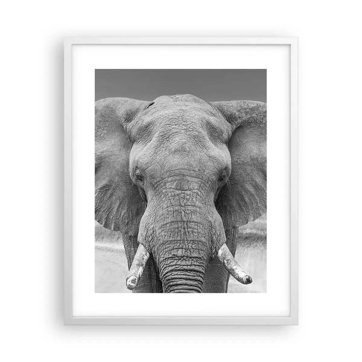 Plakat i hvid ramme - Velkommen til min verden - 40x50 cm