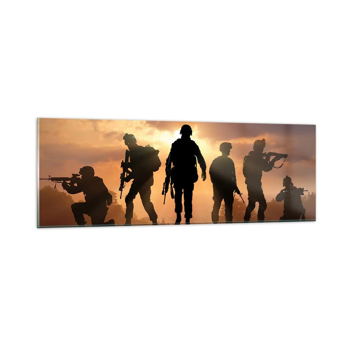 Billede på glas - Brothers in arms - 90x30 cm
