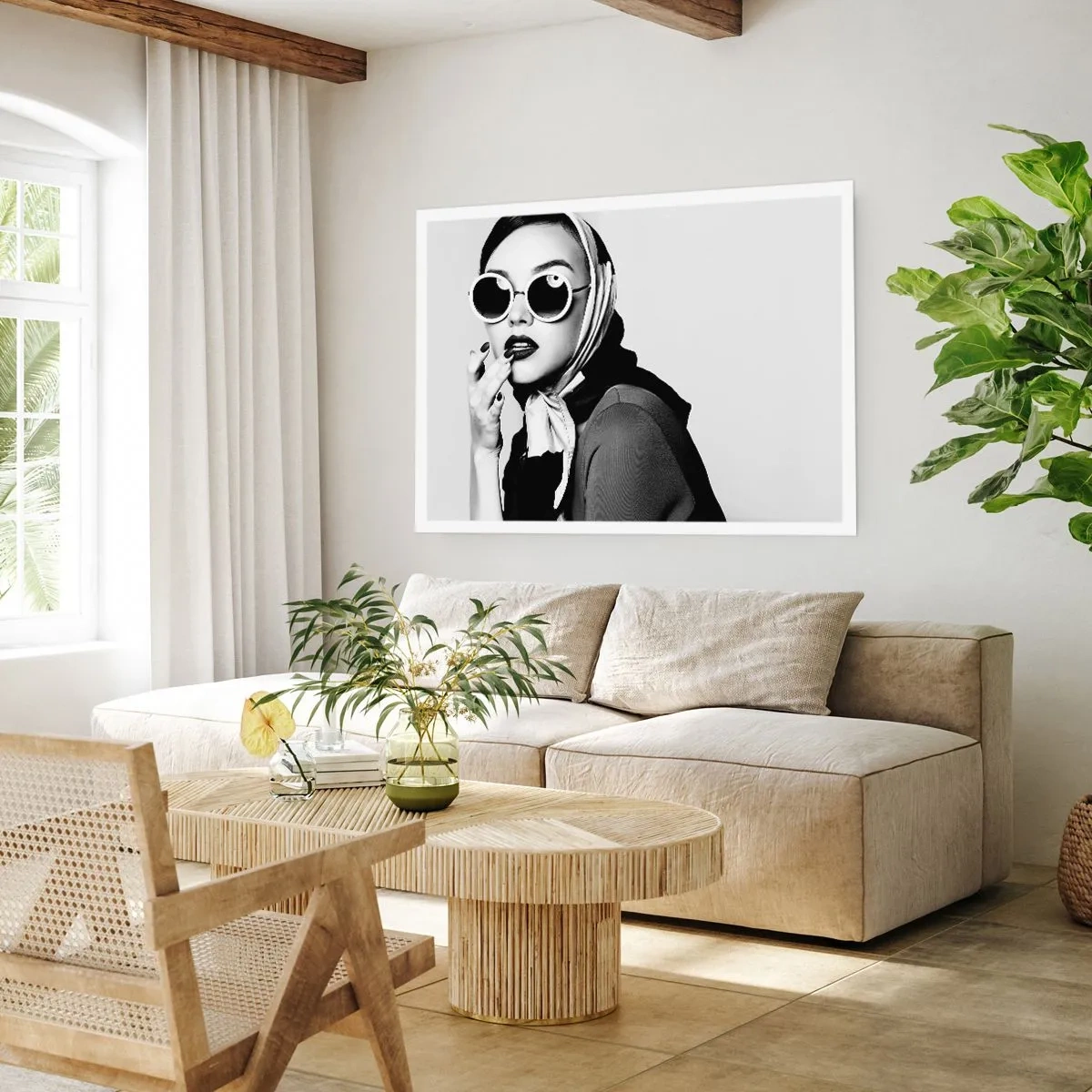 Plakat - Hilsner fra 1960'erne. - 50x40 cm