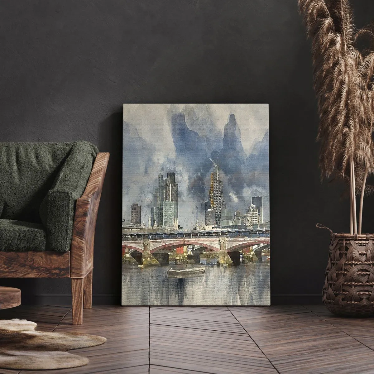 Lærredstryk - Billede på lærred - London i al sin pragt - 50x70 cm