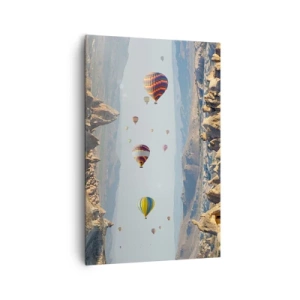 Lærredstryk - Billede på lærred - Alt er muligt her - 80x120 cm