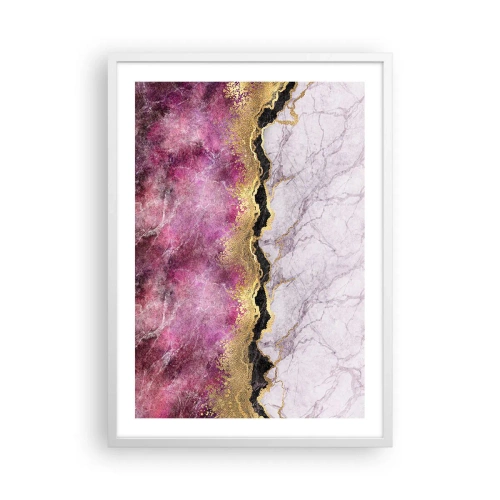 Plakat i hvid ramme - På grænsen - 50x70 cm