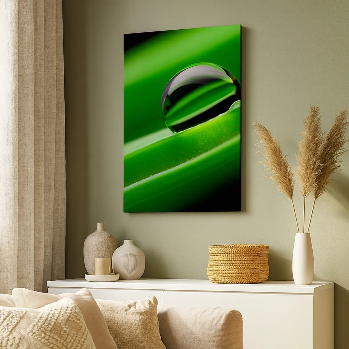 Lærredstryk - Billede på lærred - Livet på tæt hold - 50x70 cm