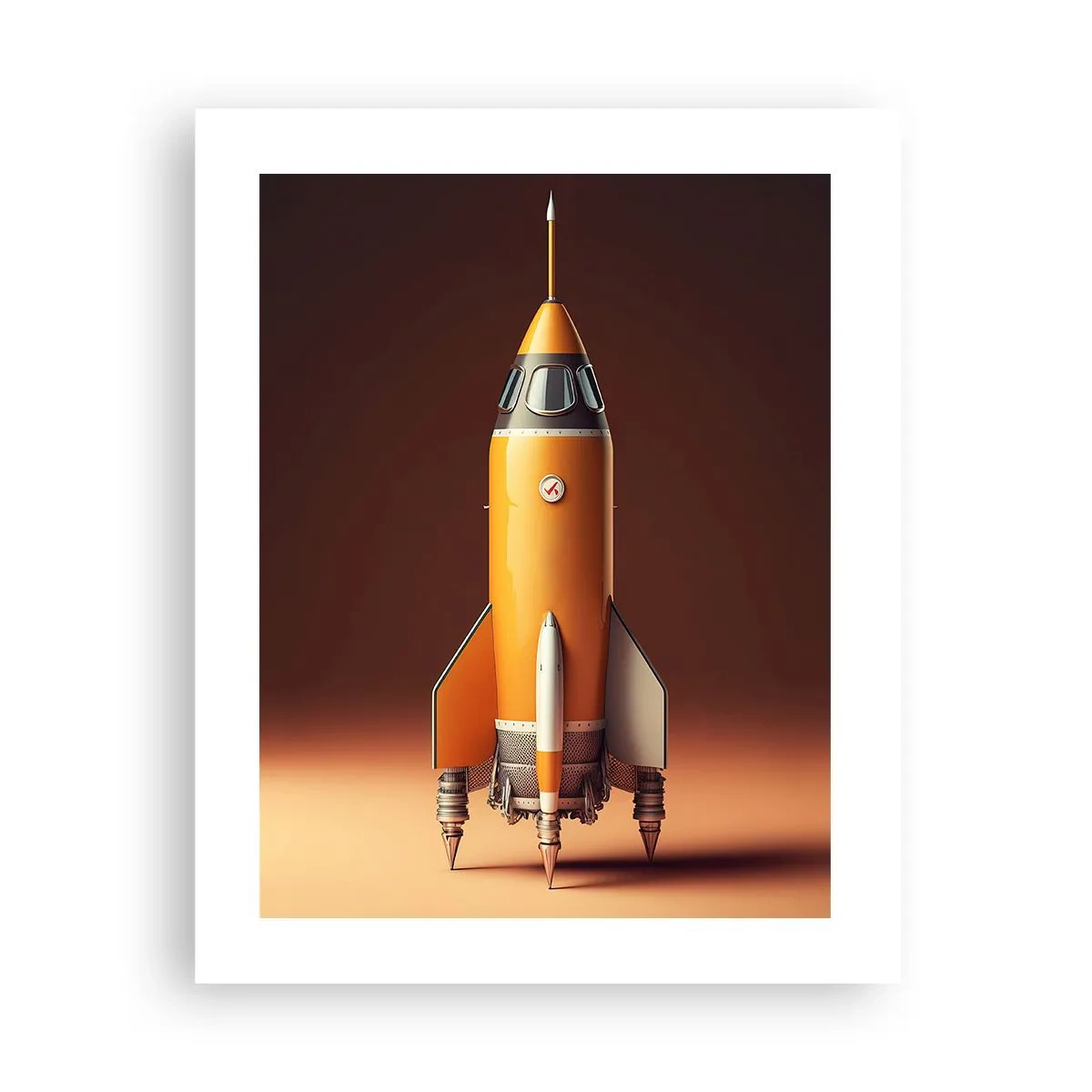 Plakat - Det begynder med en drøm - 40x50 cm