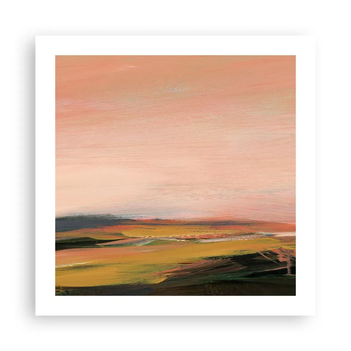 Plakat - I lyserøde toner - 50x50 cm