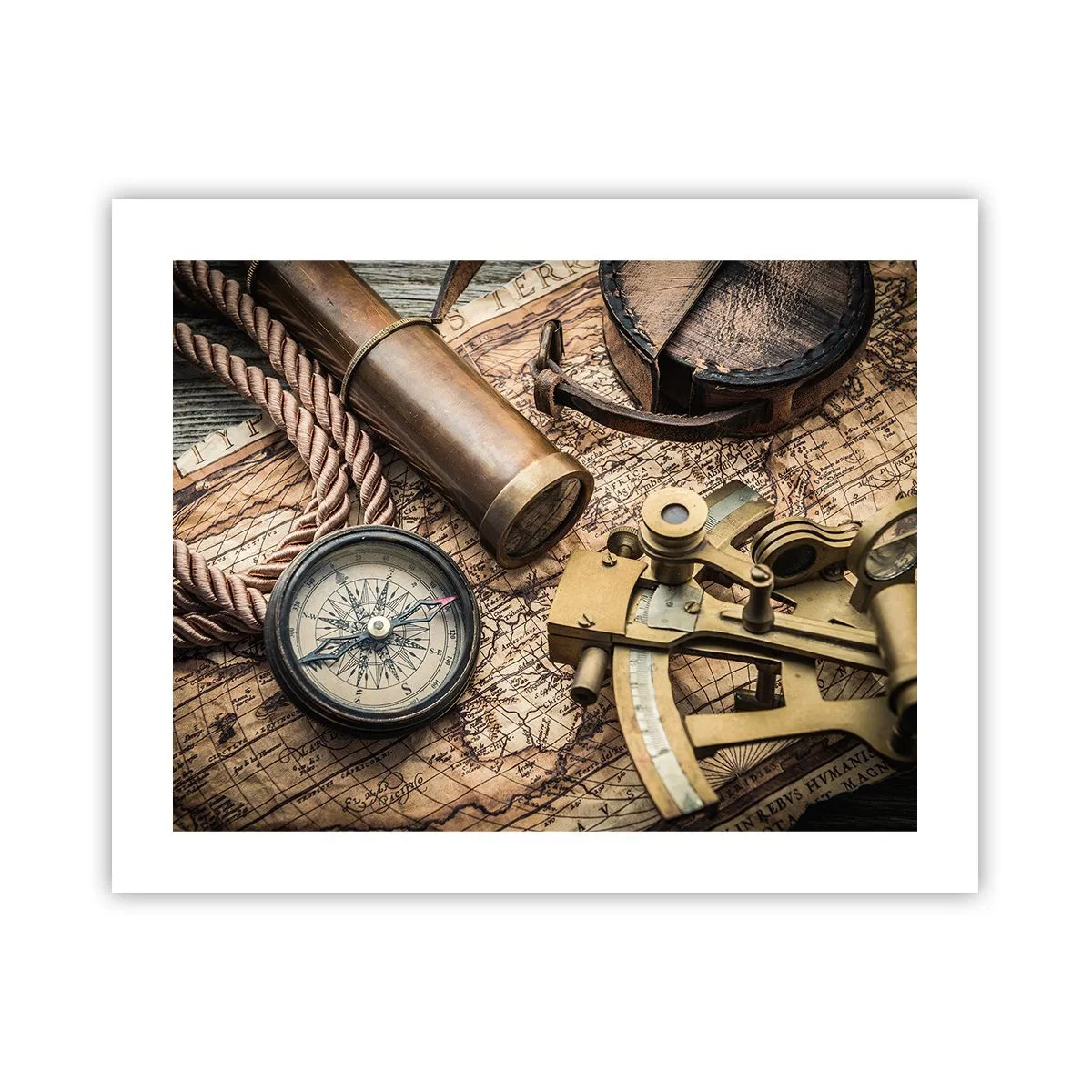 Plakat - Fastlægge kursen - 50x40 cm