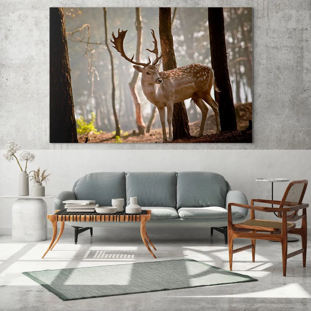Billede på glas - Ungdommens lys - 120x80 cm