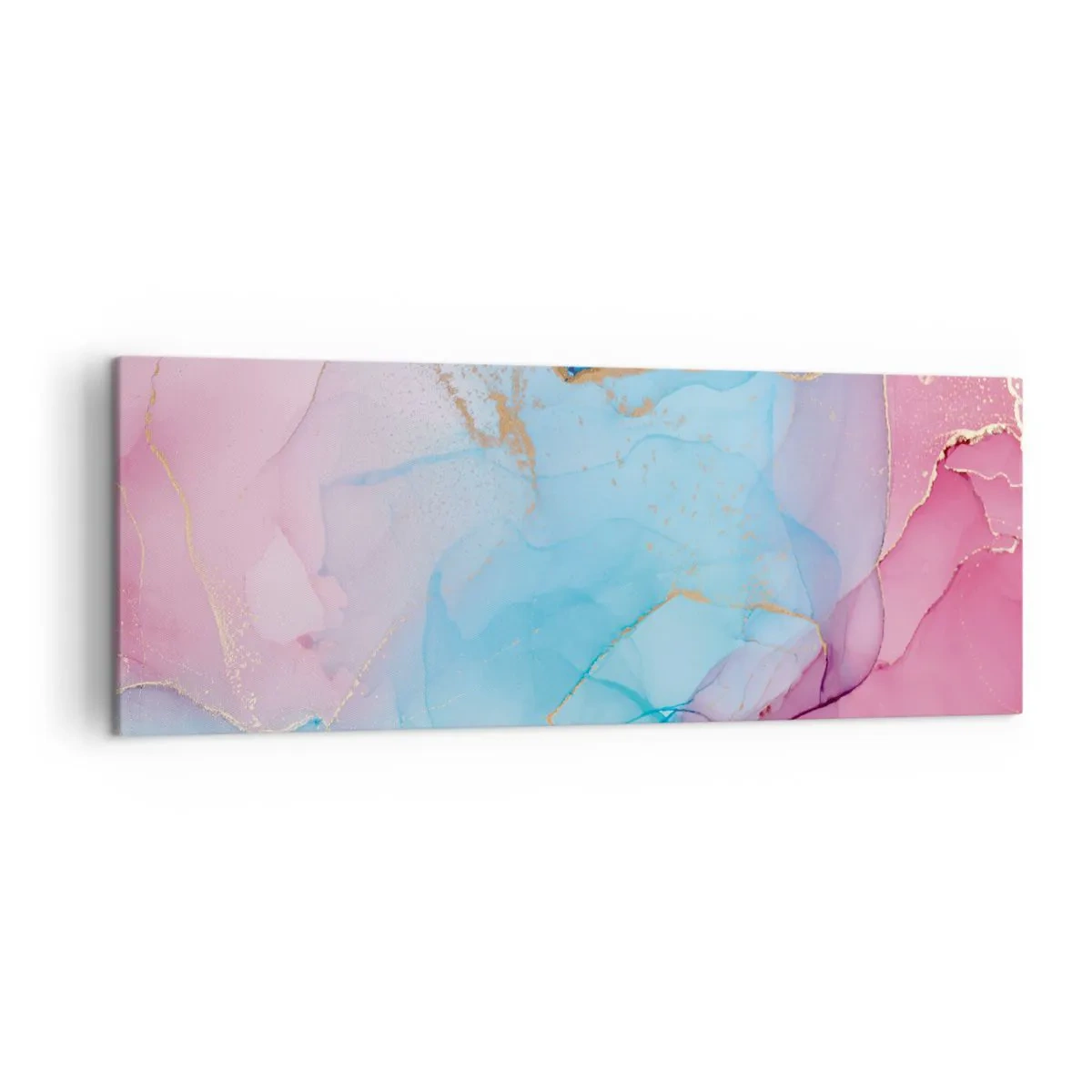 Lærredstryk - Billede på lærred - Møde og gennemtrængning - 140x50 cm