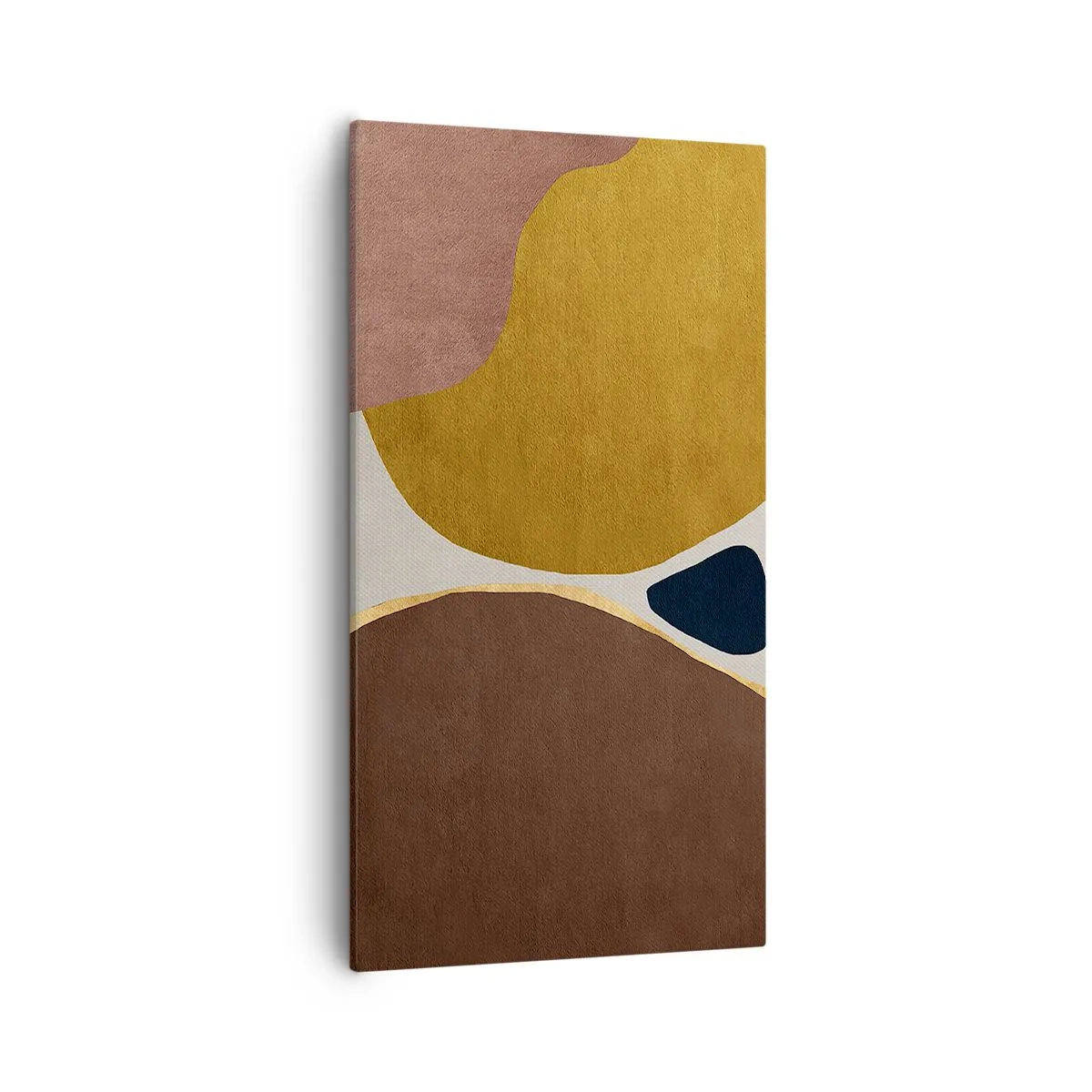 Lærredstryk - Billede på lærred - Abstraktion - et sted i rummet - 55x100 cm