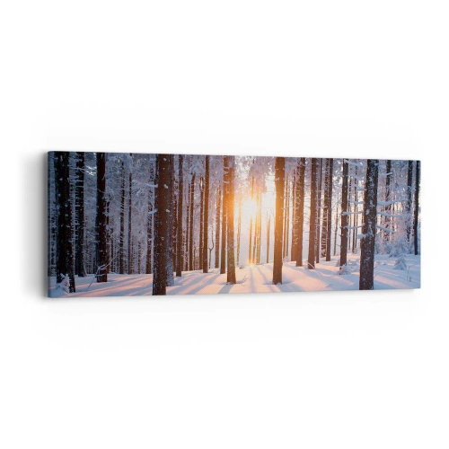 Lærredstryk - Billede på lærred - Klart i sort og hvidt - 90x30 cm