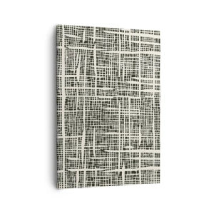 Lærredstryk - Billede på lærred - En sammensætning vævet - 50x70 cm