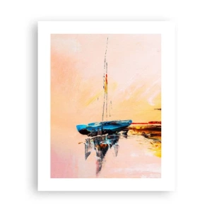 Plakat - En aften i havnen - 40x50 cm