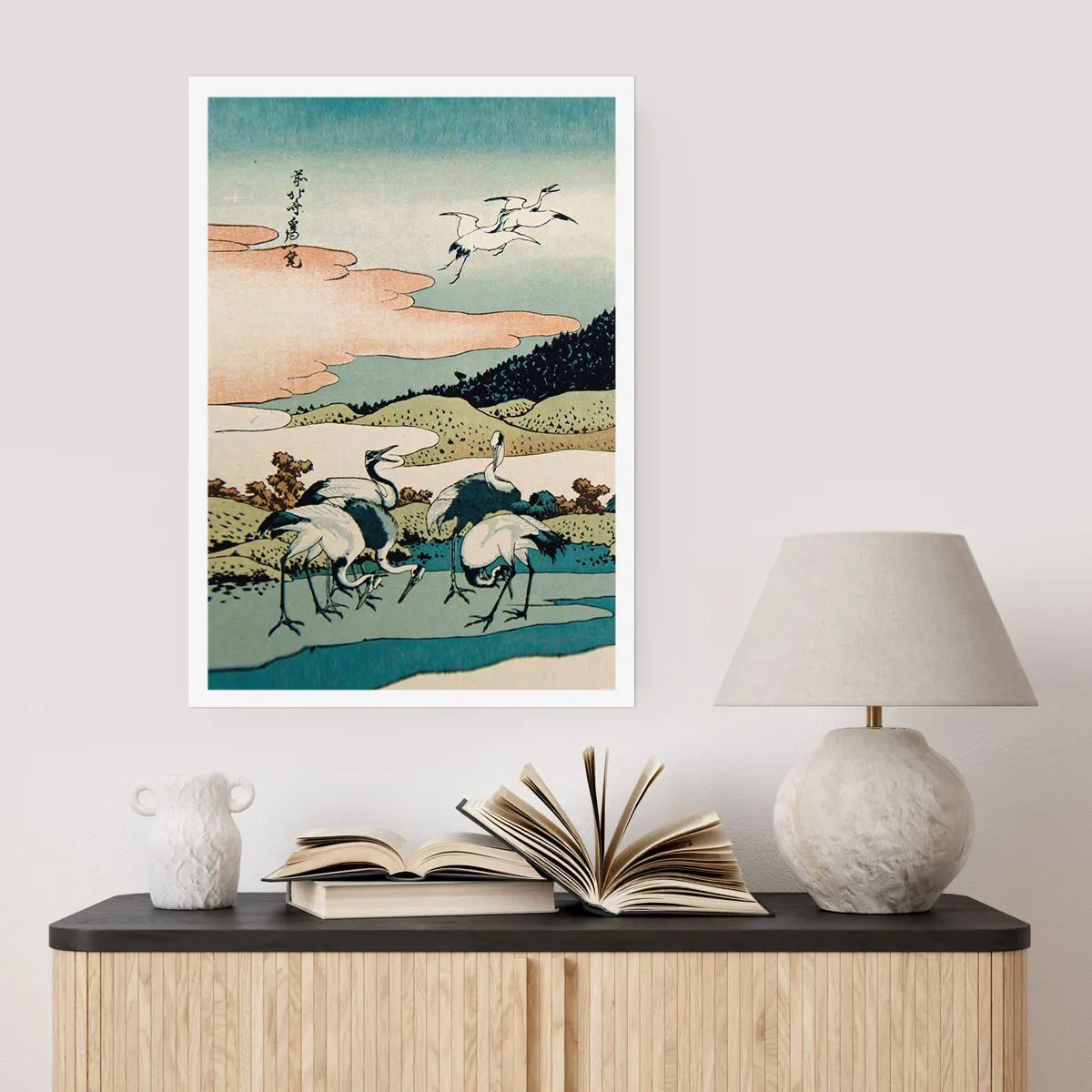 Plakat - I japansk ånd - 40x50 cm