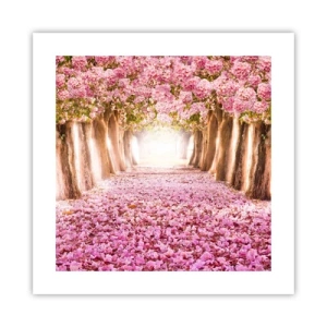 Plakat - Vejen til paradis - 40x40 cm