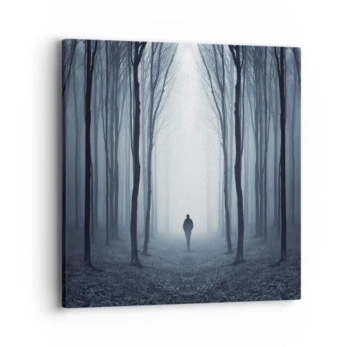 Lærredstryk - Billede på lærred - Og alt sammen ganske enkelt - 40x40 cm