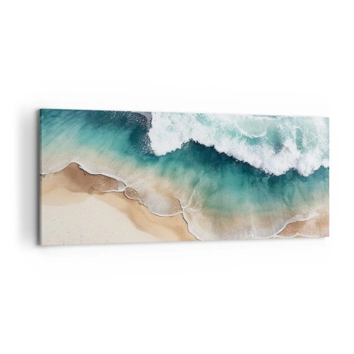 Lærredstryk - Billede på lærred - Et evigt møde - 120x50 cm