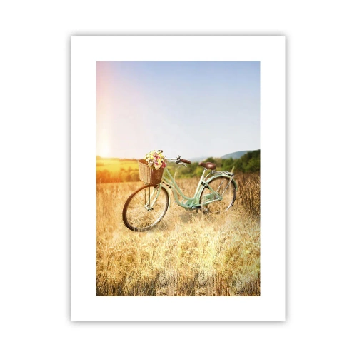 Plakat - Jeg bliver her et stykke tid - 30x40 cm